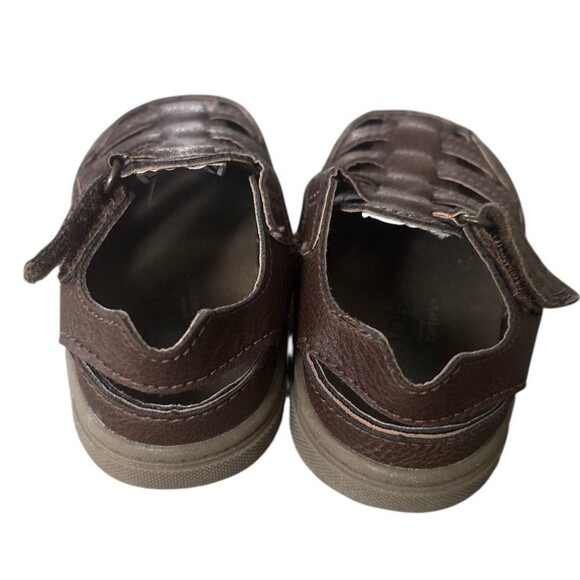 Carters Toddler Boy Size 5 Brown Closed Toe Sandals, Summer - Picture 3 of 7
